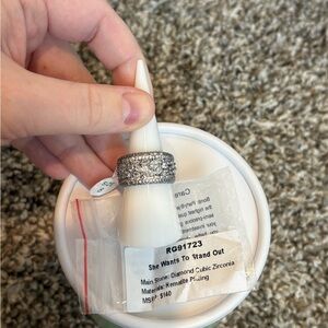 Silver Cubic Zirconia Ring